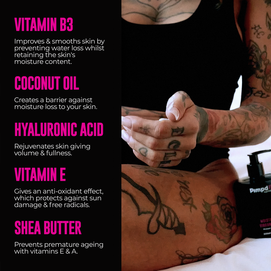 TATTOO MOISTURISER & VIBRANCY SERUM | 100ml Airless Pump