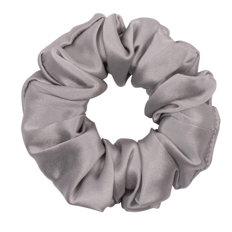 DREAMSILK Silver Regular Silk Scrunchie