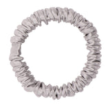 DREAMSILK Silver Skinny Silk Scrunchie