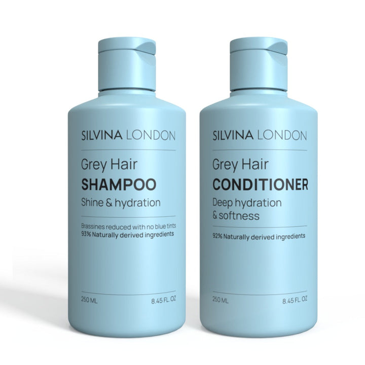 Silvina London The Grey Hair Routine Duo shampoo and conditioner