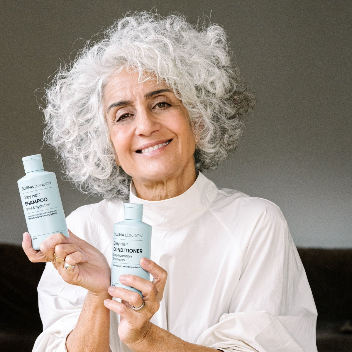 Silvina London Grey Hair Shampoo Conditioner Duo