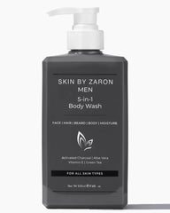 Skin by Zaron Men 5-in-1 Body Wash | Activated Charcoal | Aloe Vera | Vitamin E