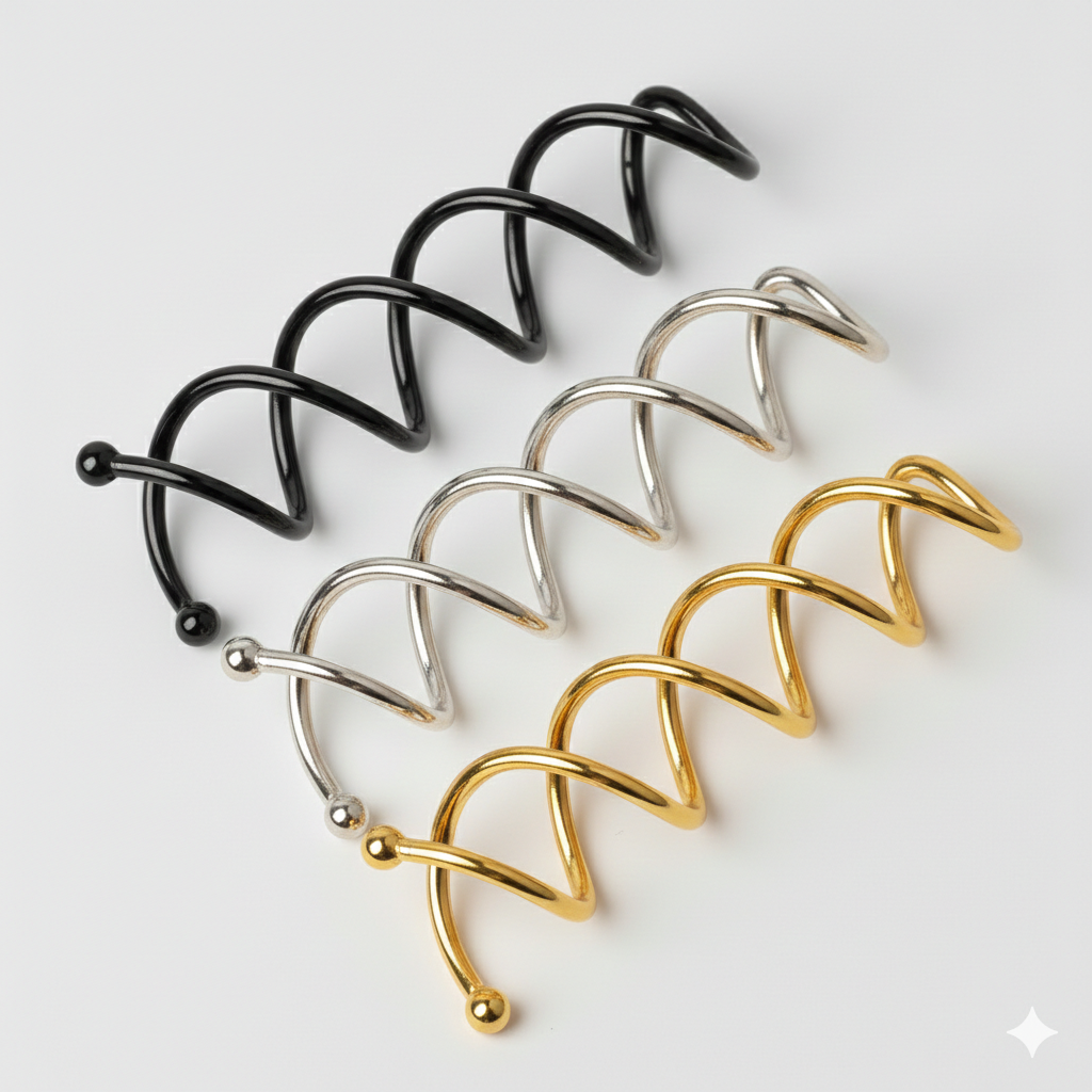 Belantti Spiral Hair Pins – 6 Pack