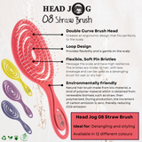 Head Jog 08 Straw Brush features