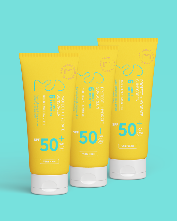 Mad About Skin Protect + Hydrate SPF50+ Trio 3 x 100ml