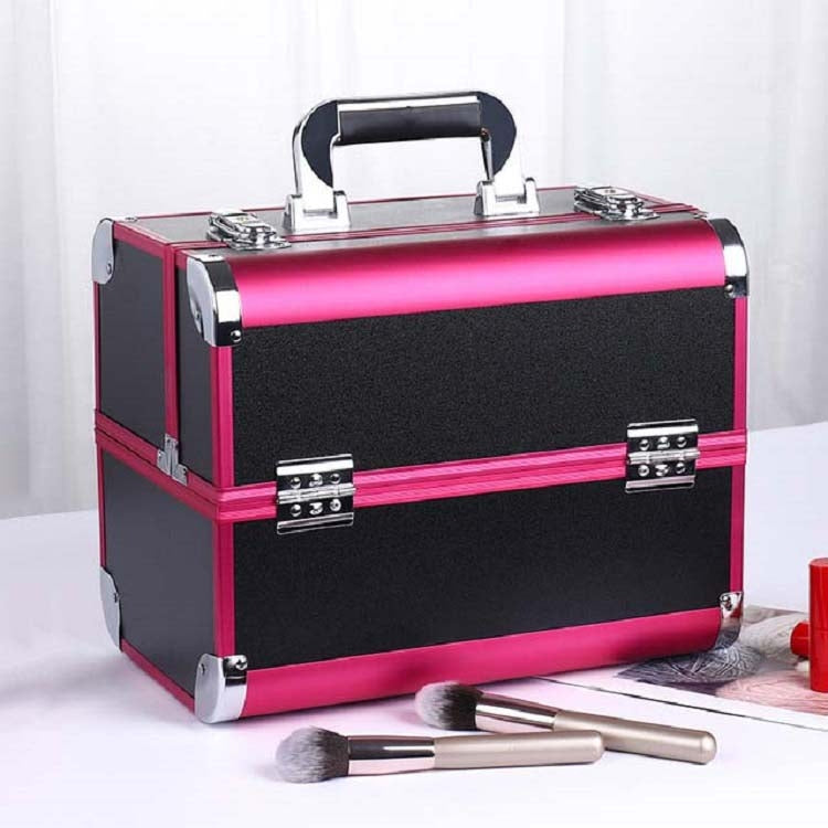 Professional makeup case internal storage trays