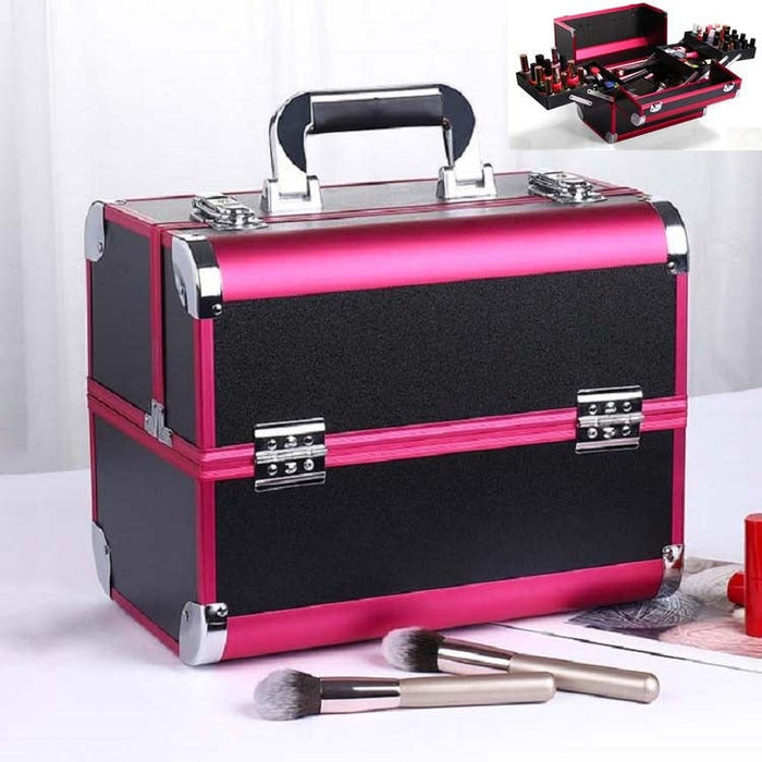 Professional makeup case in Magic Red