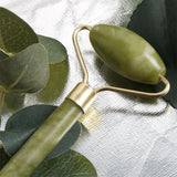 Faux Jade Double-Ended Facial Massage Roller