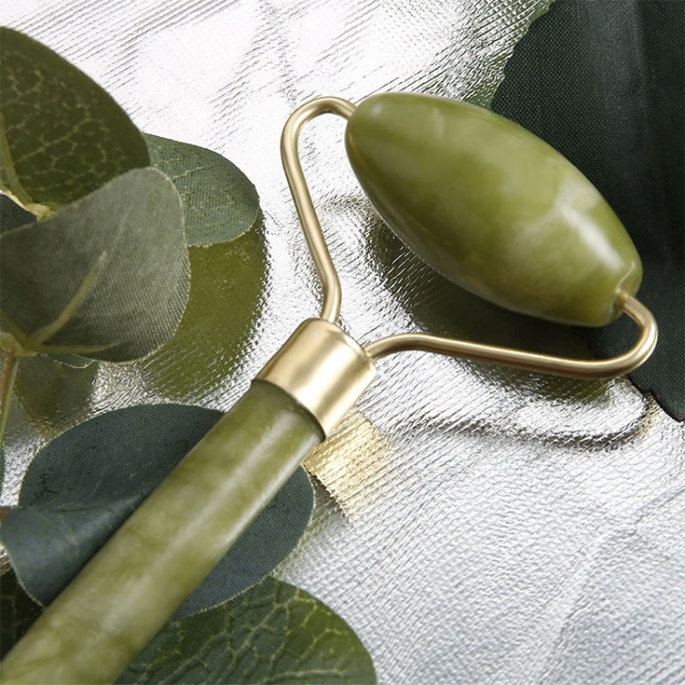 Faux Jade Double-Ended Facial Massage Roller