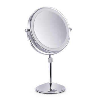 Rechargeable Double-Sided LED Magnifying Makeup Mirror
