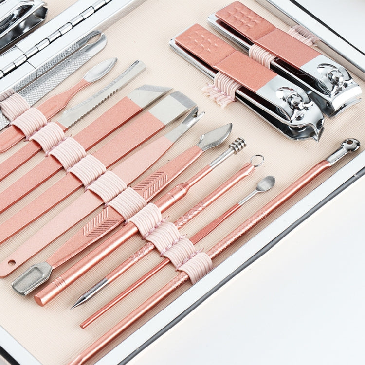 18-Piece Stainless Steel Manicure & Pedicure Tool Set
