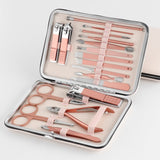 18-Piece Stainless Steel Manicure & Pedicure Tool Set
