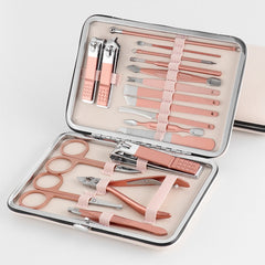18-Piece Stainless Steel Manicure & Pedicure Tool Set