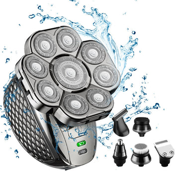 9-Head 6-in-1 Waterproof USB Shaver
