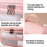 Translucent PVC Cosmetic & Toiletry Bag – White