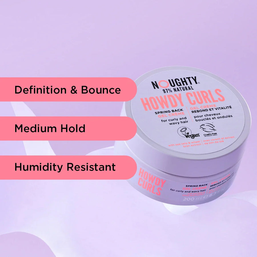 Noughty Howdy Curls Gel Crème 200ml