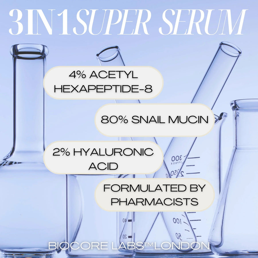 BIOCORE LABS Snail Mucin Peptide Super Serum 100ml