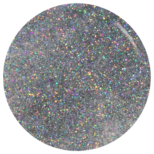The Edge Nails Silver Glitter Gel Polish shade