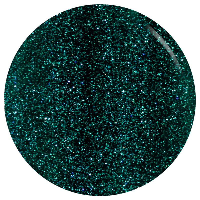 The Edge Nails Emerald Glitter Gel Polish shade