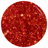 The Edge Nails Red Glitter Gel Polish shade
