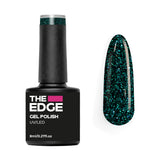 The Edge Nails Emerald Glitter Gel Polish