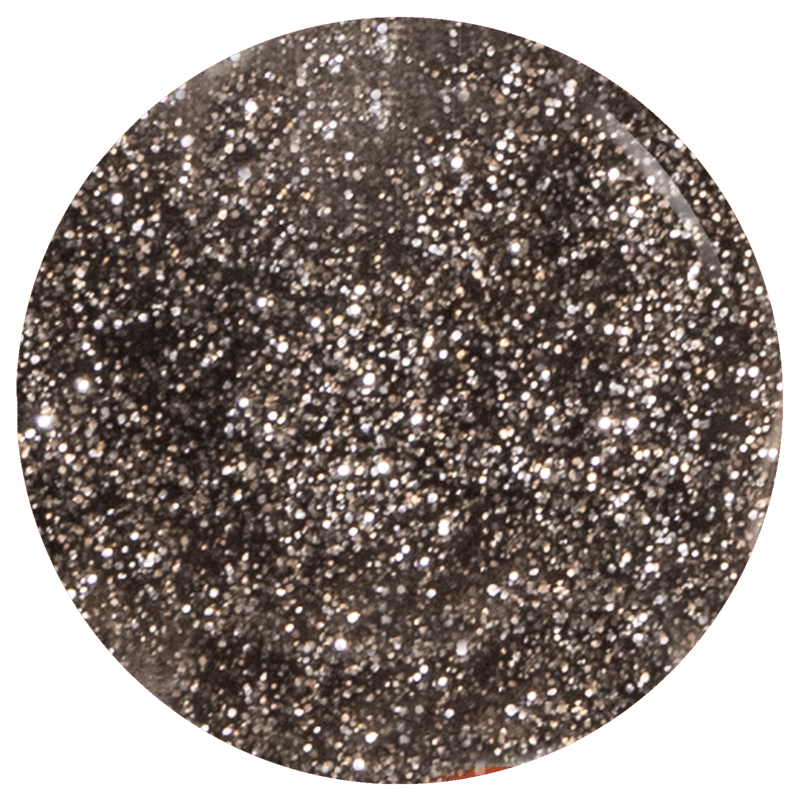 The Edge Nails Gold & Black Glitter Gel Polish shade
