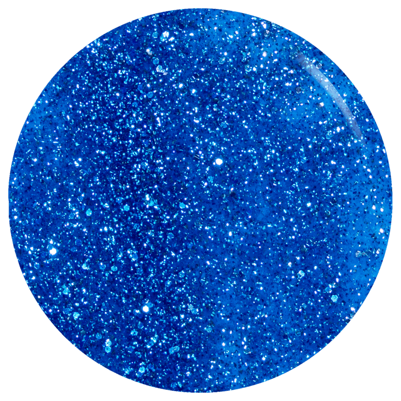 The Edge Nails Ocean Blue Glitter Gel Polish shade