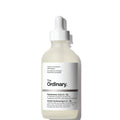 Skincare serum bottle with dropper - The Ordinary Niacinamide on a white background