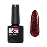 The Edge Nails Rouge Glitter Gel Polish
