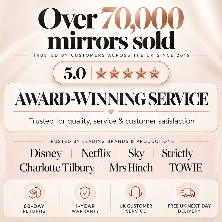 Margot Small Hollywood Mirror 50x42cm
