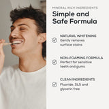 Georganics Fluoride Free Charcoal Toothpaste 60ml Natural Mineral Formula