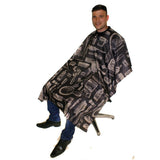 Hair Tools Vintage Barber Cape in Charcoal