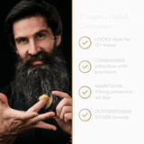 The Beard Struggle Clear Moustache Wax 30g