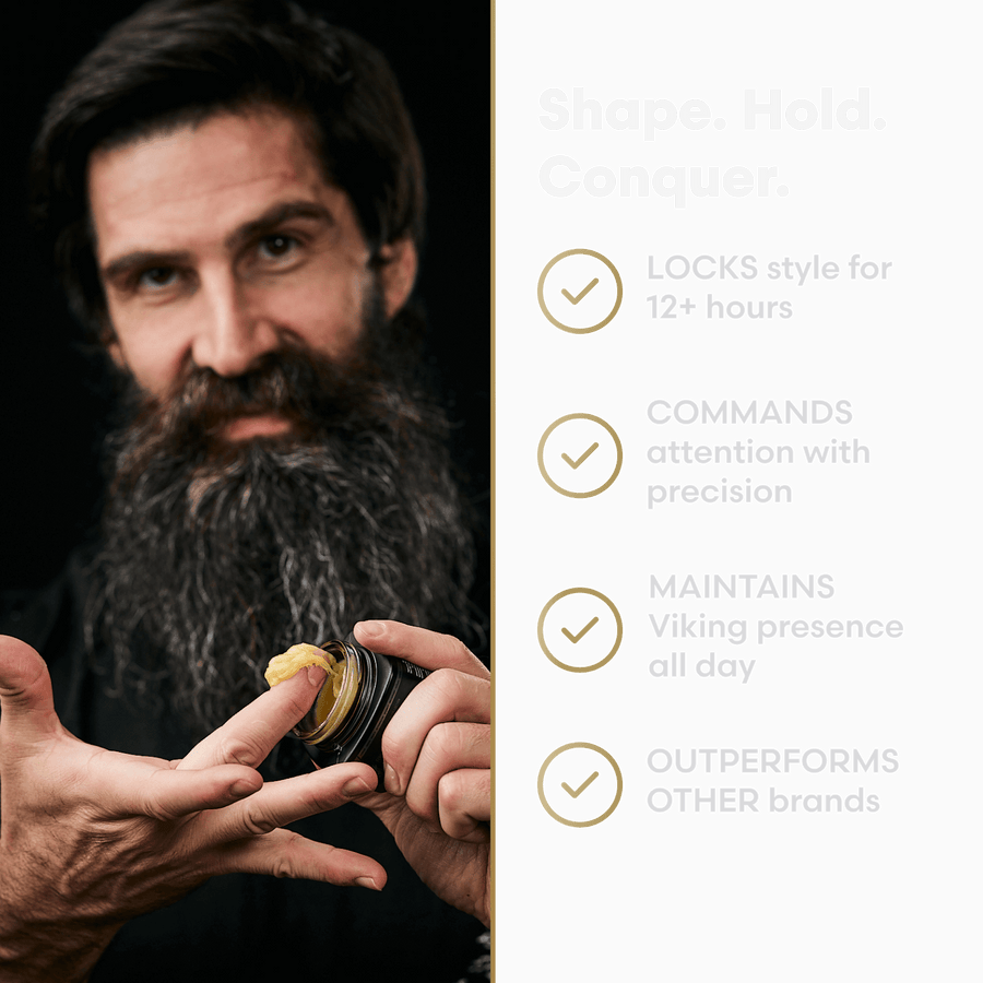 The Beard Struggle Clear Moustache Wax 30g