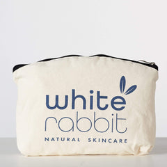 White Rabbit Skincare Cotton Cosmetic Bag
