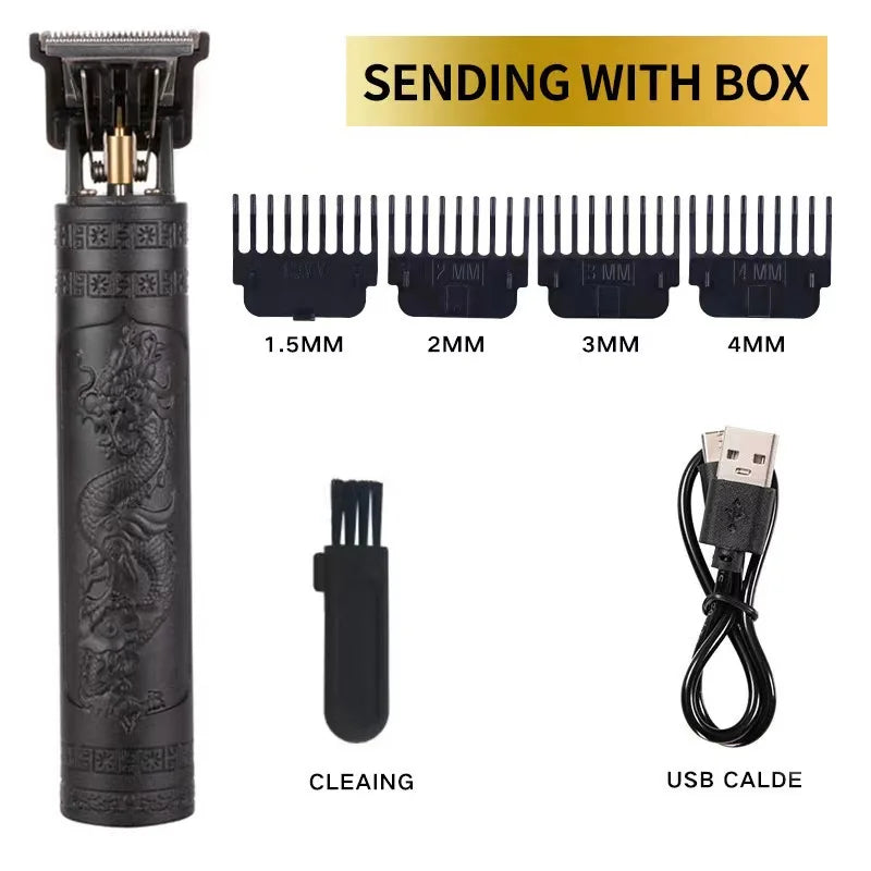 T9 Professional Hair Trimmer – Dragon Metal Edition