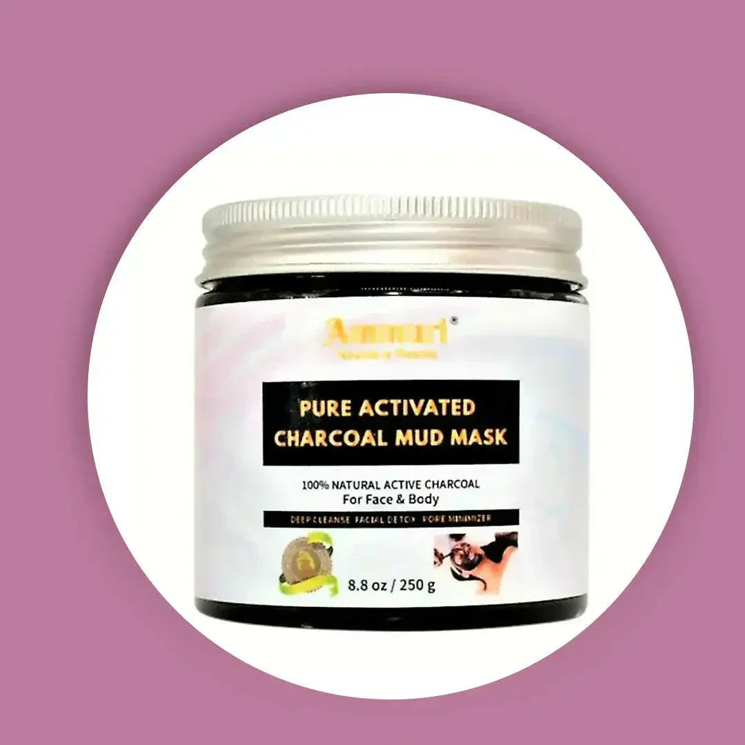 Ammuri Pure Activated Charcoal Mud Mask for Face & Body