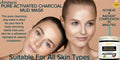 Ammuri Pure Activated Charcoal Mud Mask for Face & Body