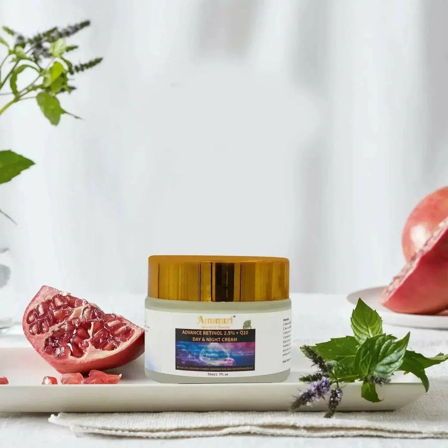 Q10 Face Cream & Retinol 2.5% Night Cream Set | Ammuri