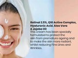 Q10 Face Cream & Retinol 2.5% Night Cream Set | Ammuri