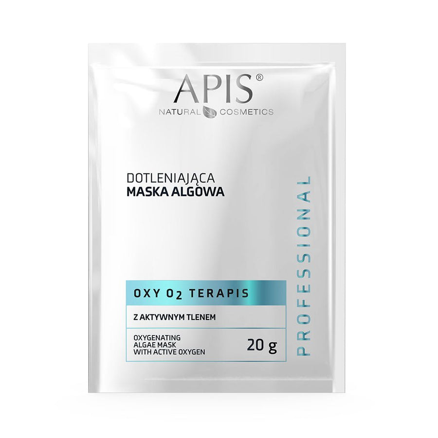 APIS professional skincare mask packaging on a white background