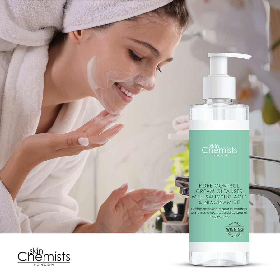 skinChemists Pore Control Cream Cleanser 200ml