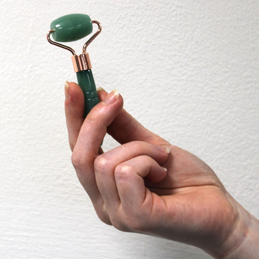 Ancient Wisdom Gemstone Mini Roller Jade