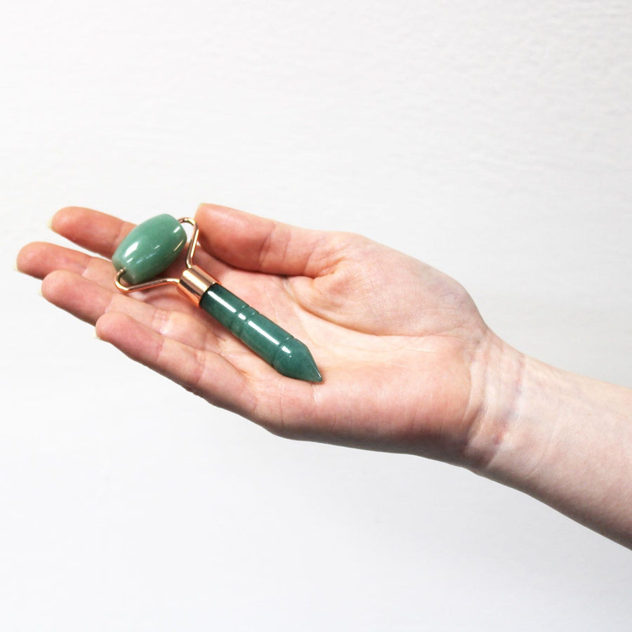 Ancient Wisdom Gemstone Mini Roller Jade