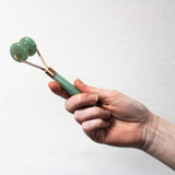 Ancient Wisdom Gemstone Jawline Roller Jade