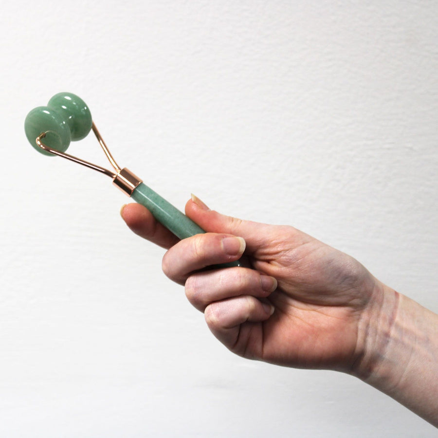 Ancient Wisdom Gemstone Mini Roller Jade