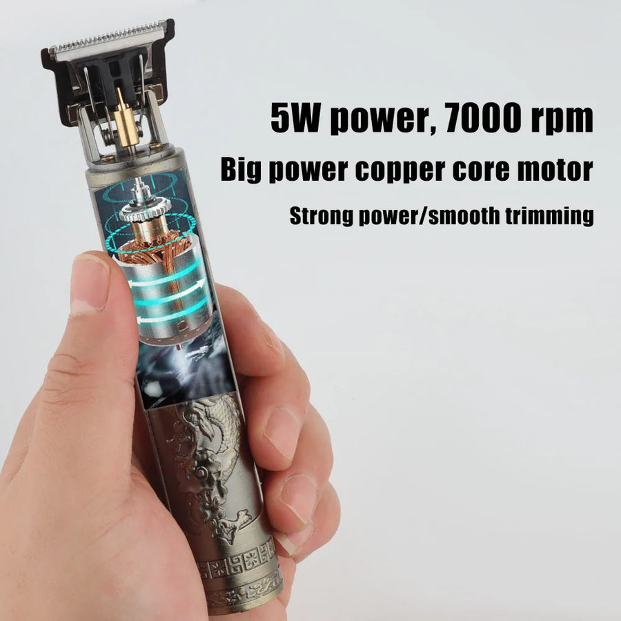 T9 Professional Hair Trimmer – Dragon Metal Edition