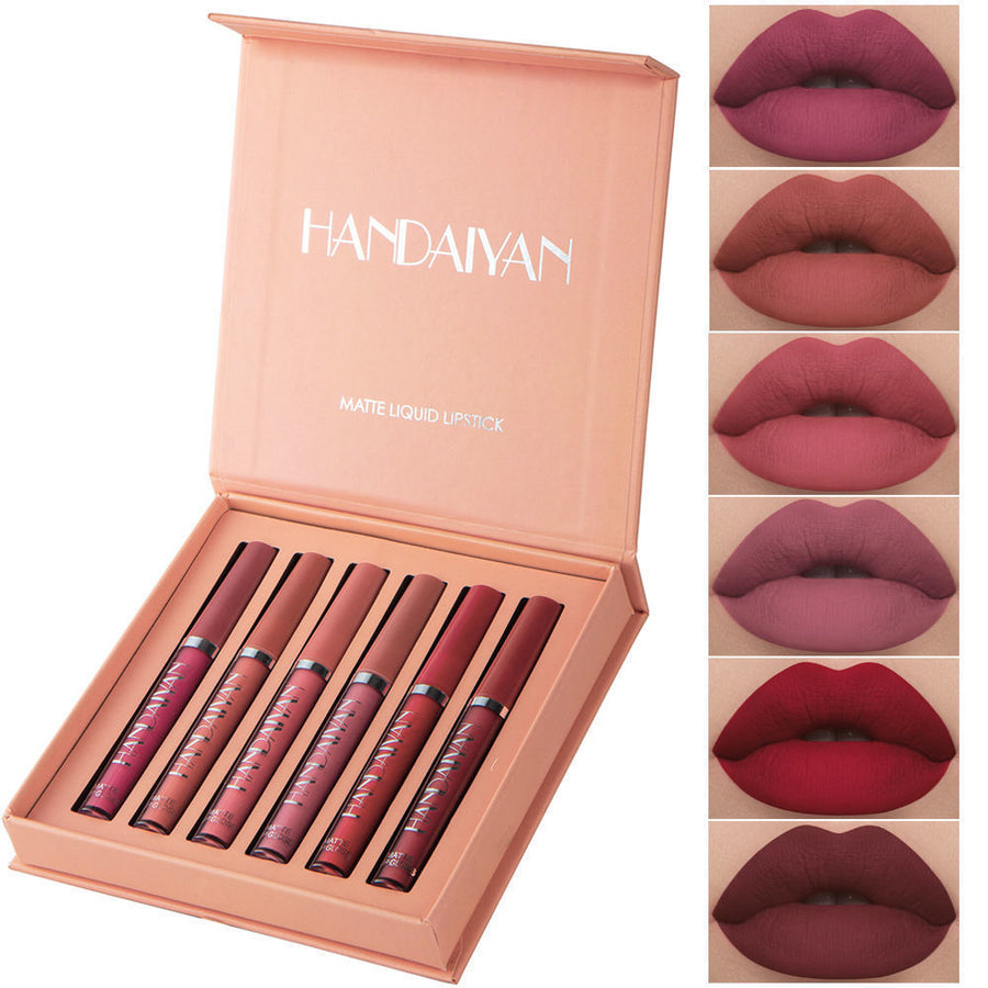 HDY Big Red Matte Lip Gloss Set