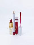 BeePro 3-Piece Lip Kit with Liner, Bullet Lipstick and Liquid Lipstick