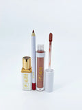 BeePro 3-Piece Lip Kit with Liner, Bullet Lipstick and Liquid Lipstick